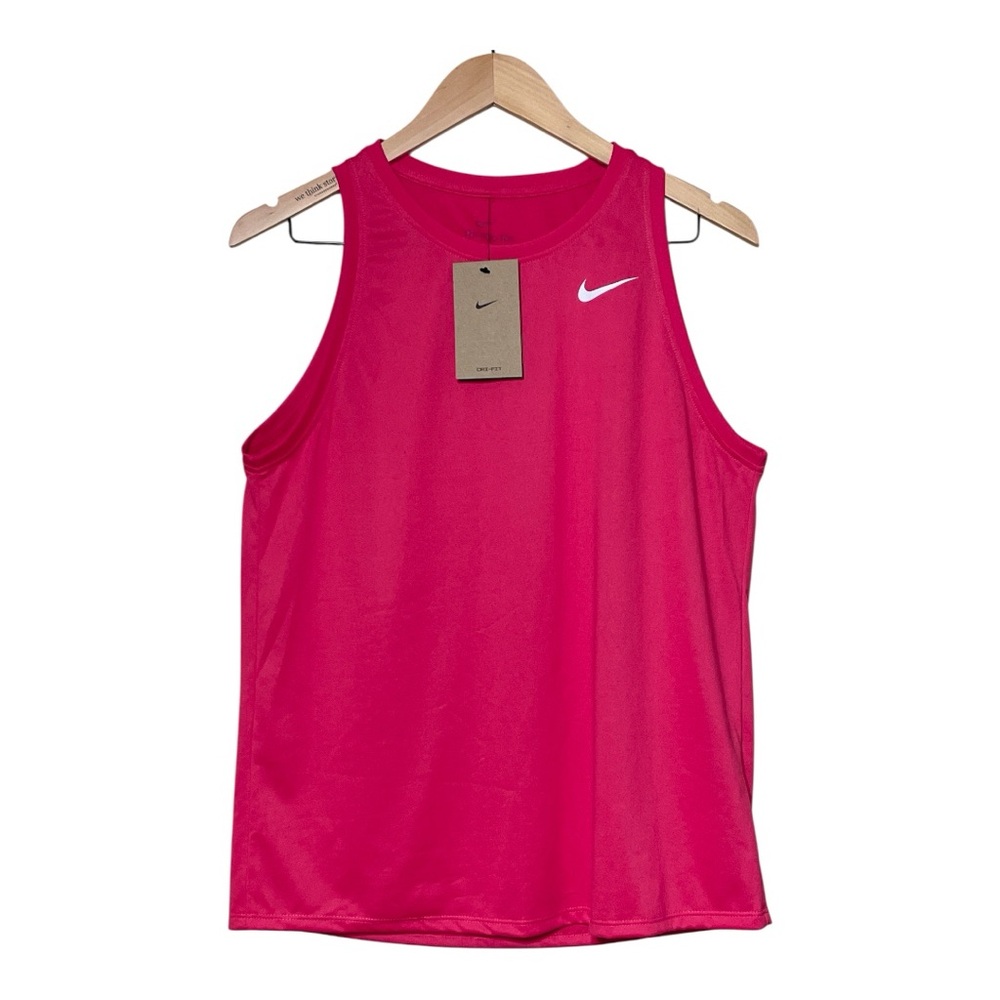 Nike Women's Dri-FIT Training Gym Workout Tank Top in Pink M
